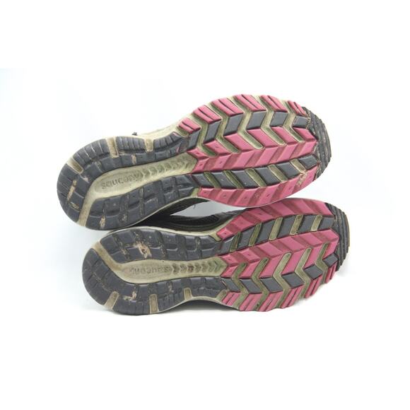 Saucony Running Shoes Womens Sz 8.5 Cohesion Grid Sneakers Gray Pink Gym Hiking - Picture 7 of 8
